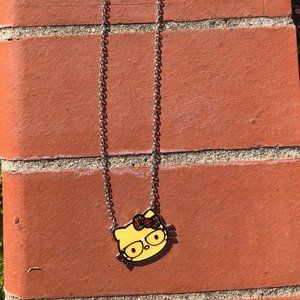 Loungefly Nerd Hellokitty necklace with earrings
